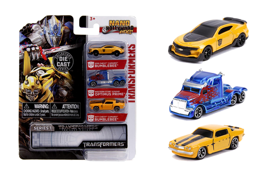 2016 CHEVY CAMARO BUMBLEBEE- WESTERN STAR 5700XE OPTIMUS PRIME - 1977 CHEVY CAMARO BUMBLEBEE- Mini
