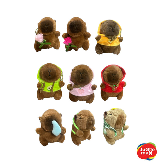 LLA Peluches capibaras clasicos $90 (venta por pieza)