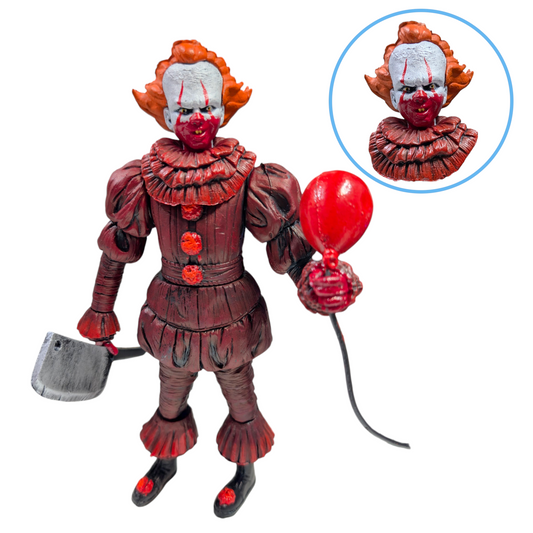Payaso IT traje rojo/ Terror
