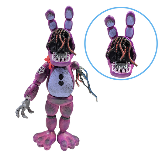 Withered Bonnie dañado morado/ Five Nights at Freddys