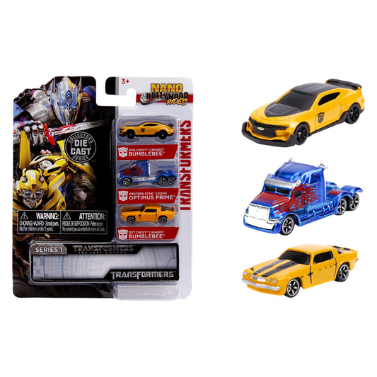 2016 Chevy Camaro Bumbublee/ Western Star Optimus Prime/ 1977 Chevy Camaro Bumbublee- Mini