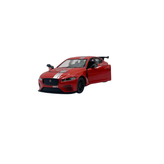 Jaguar XE Naranja con Rayas Plateado - Mediano