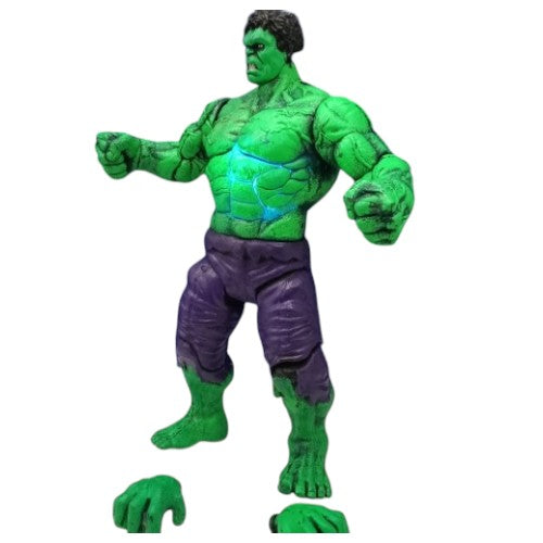 Hulk articulado c/luz y accesorios/ Marvel Héroes