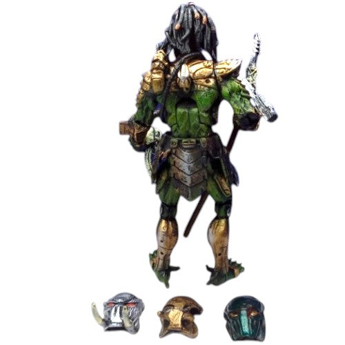 Depredador verde  con accesorios/ Alien vs Depredador