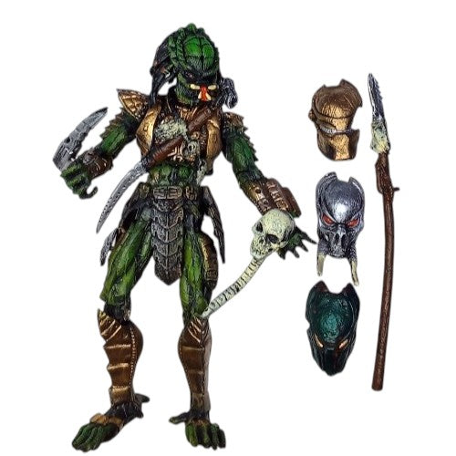Depredador verde  con accesorios/ Alien vs Depredador